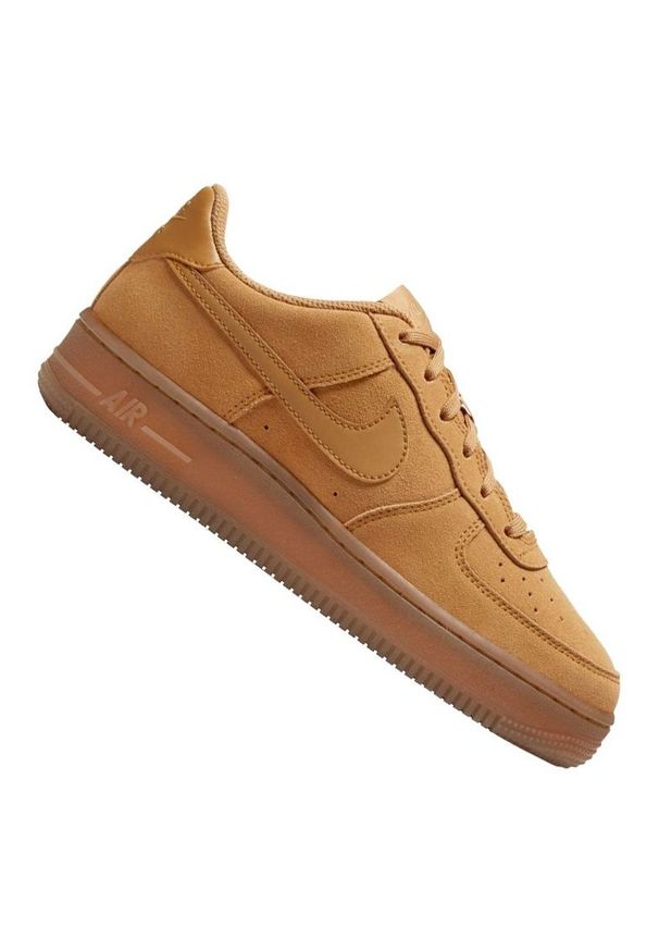 Buty Nike Air Force 1 LV8 3 Jr BQ5485-700 brązowe. Kolor: brązowy. Model: Nike Air Force