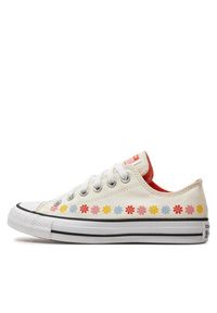 Converse Trampki Chuck Taylor All Star Floral A08107C Beżowy. Kolor: beżowy. Materiał: materiał #5