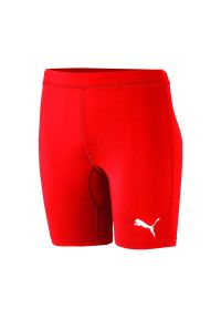 Puma - Spodnie Męskie Liga Base Layer. Kolor: czerwony