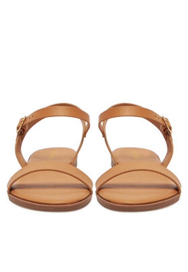 DeeZee Sandały MT3150-25S07 Beżowy. Kolor: beżowy. Materiał: skóra