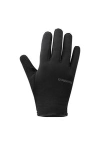 SHIMANO - Rękawiczki kolarskie LIGHT Thermal, męskie. Kolor: czarny. Materiał: materiał, polar. Sport: kolarstwo
