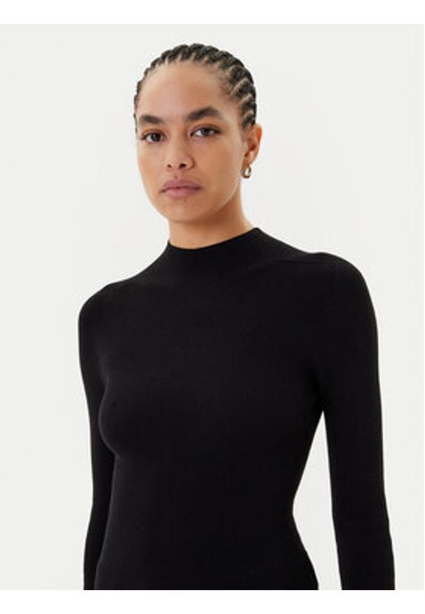 Guess Golf W5BR15 Z3OW2 Czarny Slim Fit. Typ kołnierza: golf. Kolor: czarny. Materiał: syntetyk