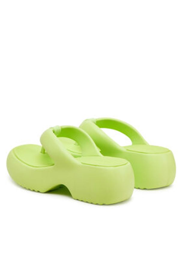 melissa - Melissa Japonki Melissa Free Fuzzy Platform Ad M 35875 Żółty. Kolor: żółty. Obcas: na platformie