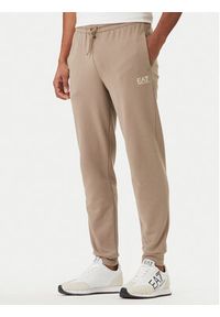EA7 Emporio Armani Dres 7M001610 AF12451 U6167 Beżowy Regular Fit. Kolor: beżowy. Materiał: bawełna #6