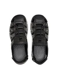 skechers - Skechers Sandały Tresmen-Outseen 204111/GRY Szary. Kolor: szary. Materiał: skóra #3