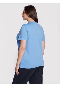 Tommy Hilfiger Curve T-Shirt Crv WW0WW29738 Niebieski Regular Fit. Kolor: niebieski. Materiał: bawełna #5