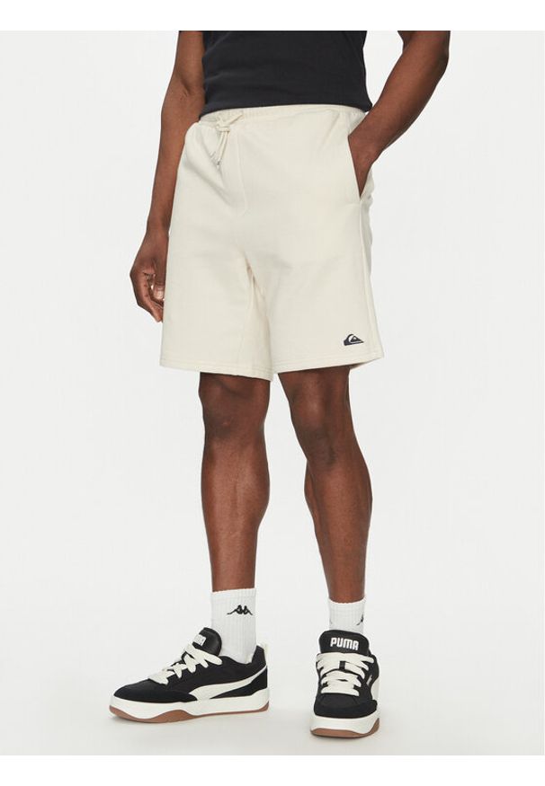 Quiksilver Szorty sportowe EQYFB03372 Écru. Materiał: bawełna. Styl: sportowy