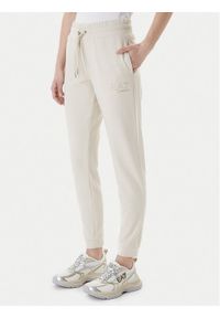 EA7 Emporio Armani Spodnie dresowe 8NTP66 TJ9RZ U1088 Beżowy Regular Fit. Kolor: beżowy. Materiał: syntetyk #1