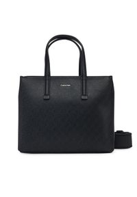 Calvin Klein Torebka Ck Must Small Tote_Mono K60K613023 Czarny. Kolor: czarny. Materiał: skórzane