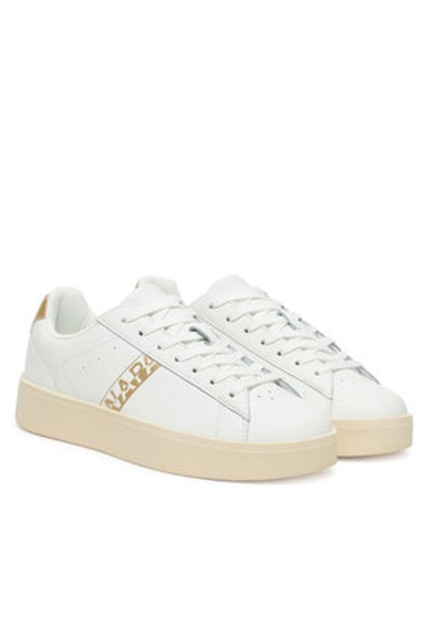 Napapijri Sneakersy Ivy NP0A4IQ8 Biały. Kolor: biały. Materiał: skóra