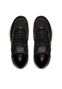 Tommy Jeans Sneakersy Tjw Cleated Runner EN0EN02861 Czarny. Kolor: czarny. Materiał: skóra, zamsz #6