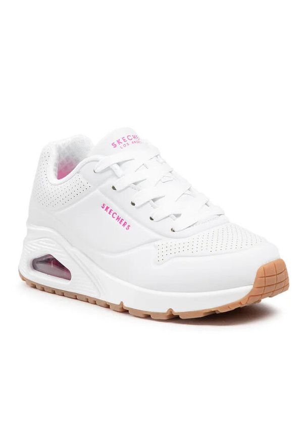 skechers - Buty na co dzień damskie SKECHERS UNO STAND ON AIR eko skóra. Okazja: na co dzień. Kolor: wielokolorowy. Materiał: skóra. Model: Skechers Sport. Sport: turystyka piesza