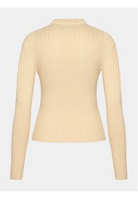 Brave Soul Sweter LK-608LLOYDOTML Beżowy Regular Fit. Kolor: beżowy. Materiał: wiskoza #3