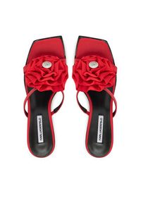 Karl Lagerfeld - KARL LAGERFELD Klapki Karmel KL33624 Czerwony. Kolor: czerwony. Materiał: skóra #4