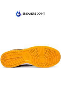 Nike - NIKE - Sneakersy Dunk Low Goldenrod. Wysokość cholewki: przed kostkę. Kolor: czarny. Materiał: guma. Szerokość cholewki: normalna. Wzór: aplikacja