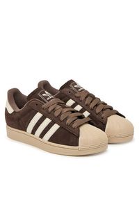 Adidas - adidas Sneakersy Superstar II IH9314 Brązowy. Kolor: brązowy. Materiał: skóra, nubuk. Model: Adidas Superstar #3