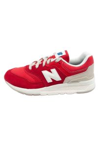 Buty New Balance GR997HBS czerwone. Zapięcie: sznurówki. Kolor: czerwony. Materiał: materiał. Szerokość cholewki: normalna