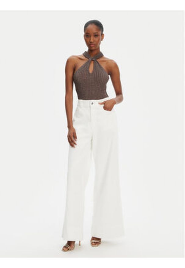 Guess Sweter W5YR39 Z24F0 Szary Regular Fit. Kolor: szary. Materiał: wiskoza