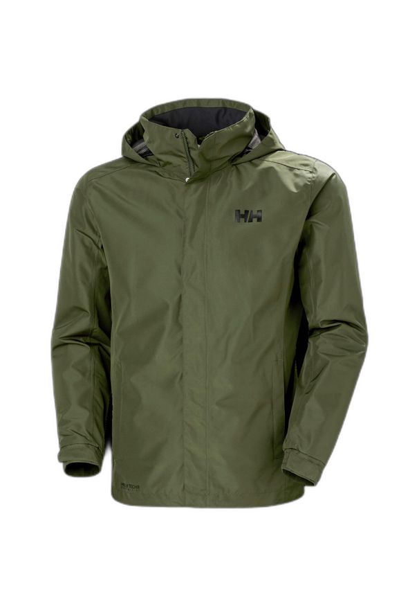 Kurtka Helly Hansen dubliner. Kolor: zielony. Sport: turystyka piesza