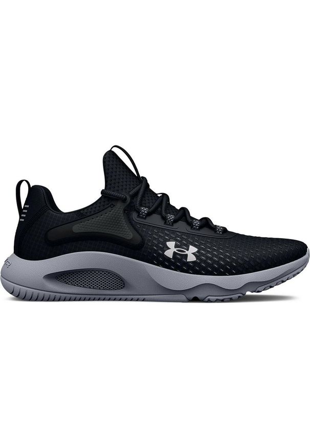 Obuwie Sportowe Męskie Under Armour HOVR™ Rise 4 Czarny. Zapięcie: sznurówki. Kolor: wielokolorowy, czarny, szary. Materiał: syntetyk, materiał. Szerokość cholewki: normalna. Sport: turystyka piesza