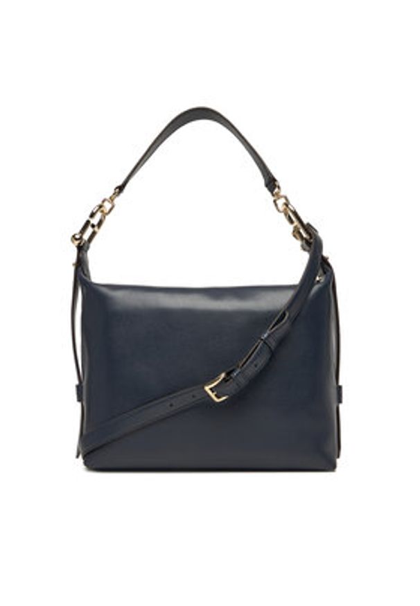 Furla Torebka Tonie M WB01964 A.0023 CN 2676S Granatowy. Kolor: niebieski. Materiał: skórzane