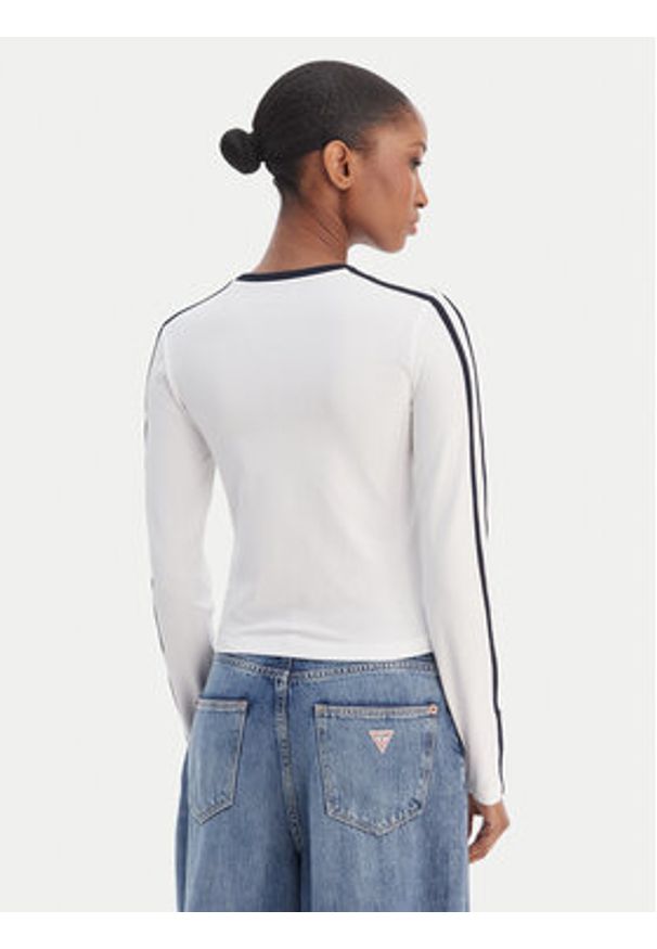 Guess Jeans T-Shirt 180634 Biały Classic Fit. Kolor: biały