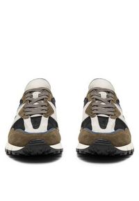 Badura Sneakersy JEFFREY-04 MI08 Khaki. Kolor: brązowy. Materiał: skóra, zamsz