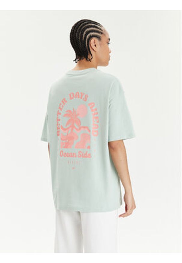 4f - 4F T-Shirt 4FWSS24TTSHF1265 Zielony Oversize. Kolor: zielony. Materiał: bawełna
