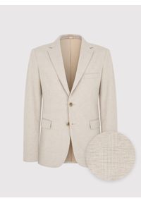 Pako Lorente - PAKO LORENTE - Dzianinowa marynarka w kratkę. Materiał: dzianina. Wzór: kratka. Sezon: jesień #4