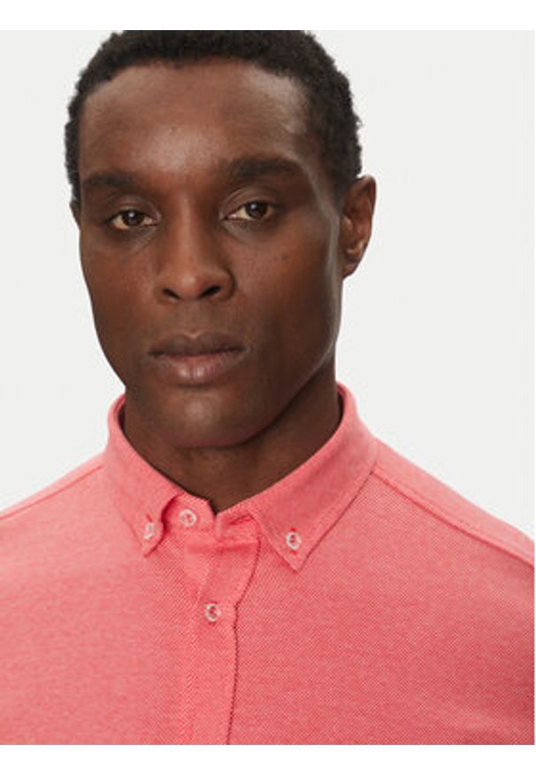 BOSS Koszula 50533163 Czerwony Regular Fit. Kolor: czerwony. Materiał: bawełna