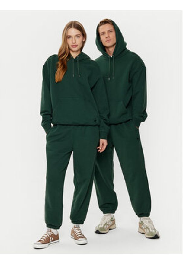 Converse Bluza Unisex Gold Standard 10025917-A08 Zielony Loose Fit. Kolor: zielony. Materiał: bawełna