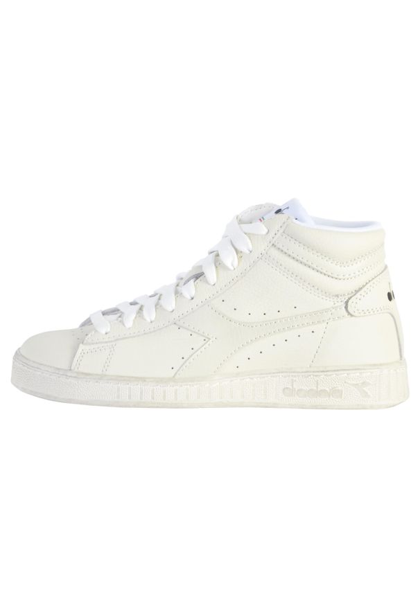 Sneakersy Diadora Game L High Waxed C6180 Biały/Biały/Biały Dorosłych. Okazja: na co dzień. Kolor: biały. Sport: turystyka piesza