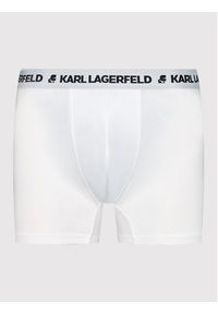 Karl Lagerfeld - KARL LAGERFELD Komplet 3 par bokserek Logo Trunks 211M2102 Biały. Kolor: biały. Materiał: bawełna #6