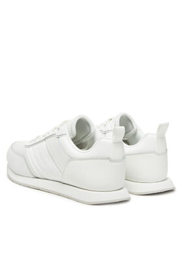 Calvin Klein Sneakersy Low Prof Runn Laceup Tape HM0HM01897 Biały. Kolor: biały. Materiał: skóra