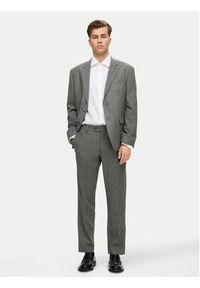 Selected Homme Spodnie materiałowe 16094333 Szary Slim Fit. Kolor: szary. Materiał: wełna, syntetyk #4