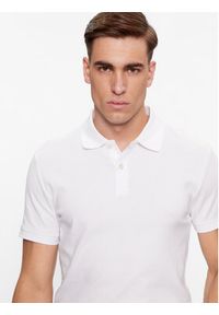 Guess Polo Nolan M4RP66 KBL51 Biały Slim Fit. Typ kołnierza: polo. Kolor: biały. Materiał: bawełna #5