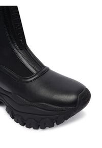 Buffalo Botki Lola Front Zip 1270140 Czarny. Kolor: czarny. Materiał: skóra #5