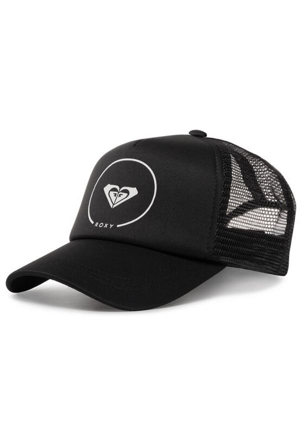 Roxy Czapka z daszkiem ERJHA03315 Czarny. Kolor: czarny. Materiał: materiał