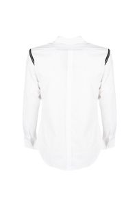 Les Hommes Koszula "Classic" | LBS1004439U | Mężczyzna | Biały. Okazja: na co dzień. Typ kołnierza: kołnierzyk klasyczny. Kolor: biały. Materiał: elastan, bawełna. Styl: casual, klasyczny, elegancki #2