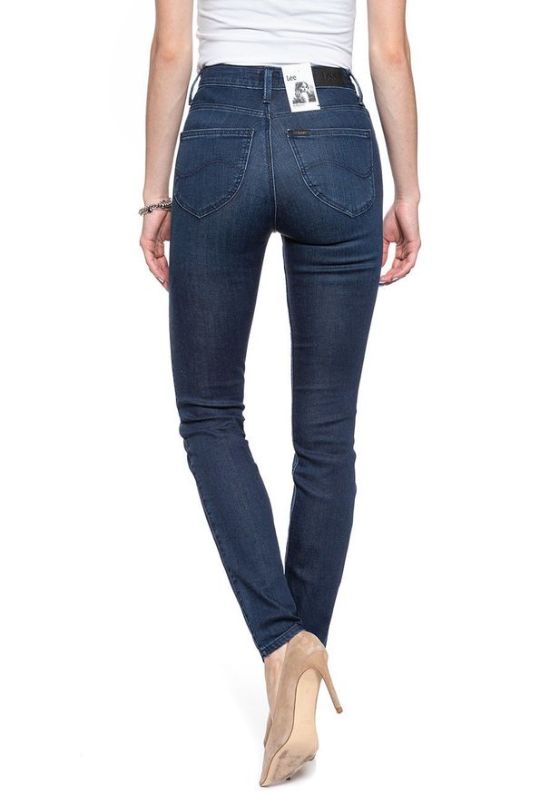 Lee - SPODNIE DAMSKIE LEE SCARLETT HIGH POLISHED INDIGO L626RKKD 112114347