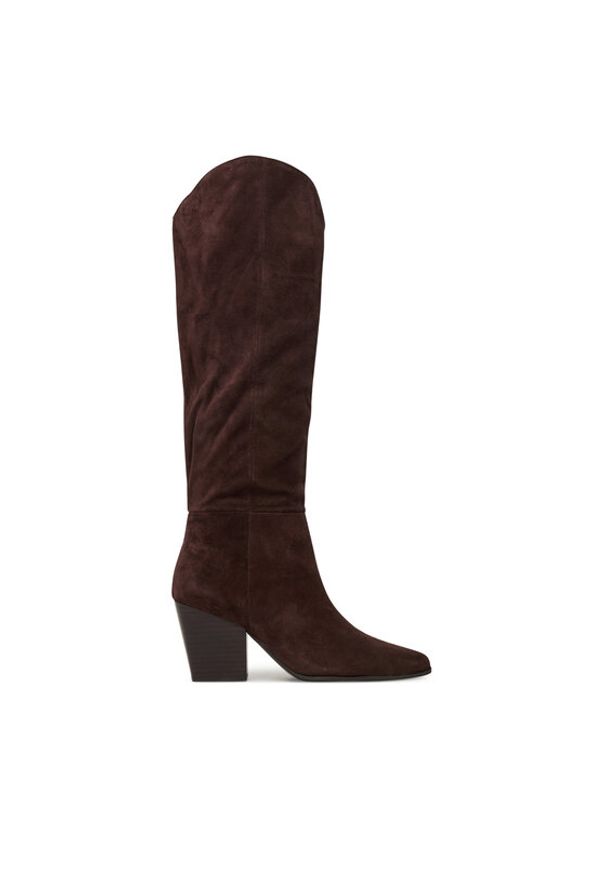 Aldo Kozaki Kaely 14100200 Brązowy. Kolor: brązowy. Materiał: skóra, zamsz