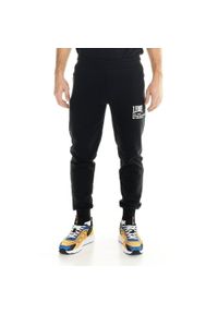 LEONE 1947 APPAREL - Męskie spodnie dresowe Leone Active. Kolor: czarny. Materiał: dresówka. Sport: fitness