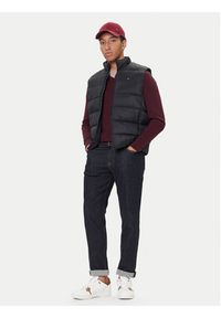 TOMMY HILFIGER - Tommy Hilfiger Kamizelka MW0MW41981 Czarny Regular Fit. Kolor: czarny. Materiał: syntetyk #6