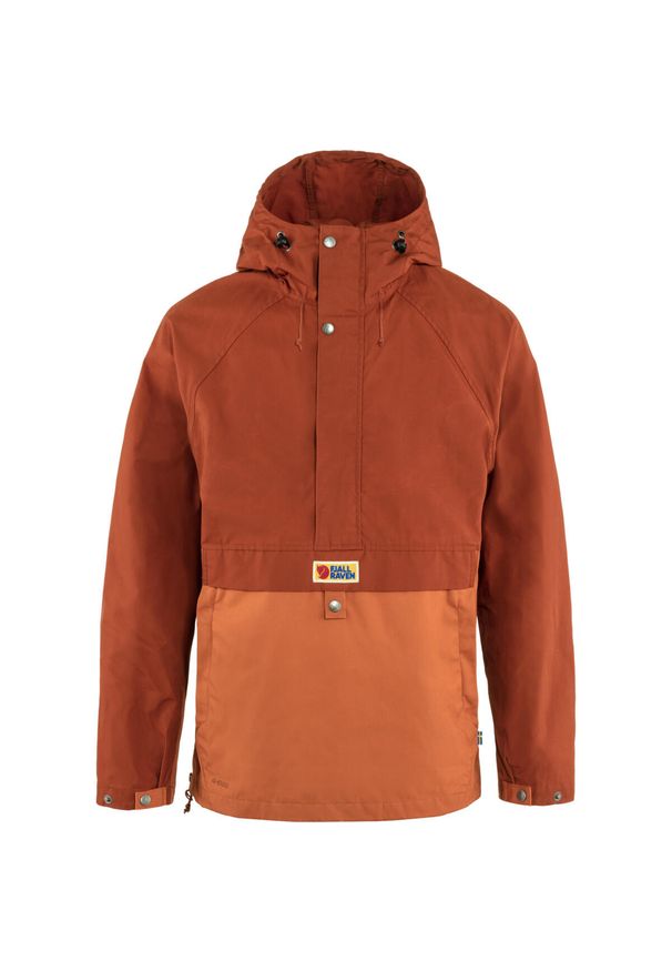 Fjällräven - Kurtka turystyczna męska Fjallraven Vardag Anorak. Kolor: pomarańczowy. Materiał: softshell. Sport: turystyka piesza