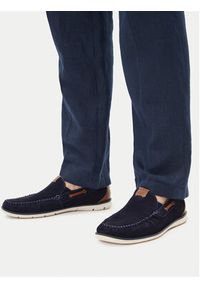 Bugatti Mokasyny 321-ARU61-1400 Granatowy. Kolor: niebieski. Materiał: skóra, zamsz #2