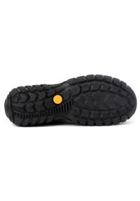 KOMODO Buty męskie trekkingowe skóra 917K brązowe. Kolor: brązowy. Materiał: skóra