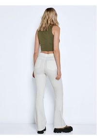 Noisy may - Noisy May Jeansy Sallie 27019305 Biały Slim Fit. Kolor: biały #4