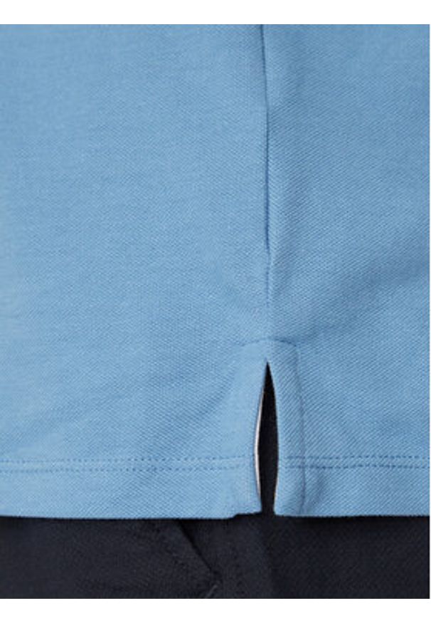 Jack & Jones - Jack&Jones Polo Josh 12247387 Niebieski Standard Fit. Typ kołnierza: polo. Kolor: niebieski. Materiał: bawełna