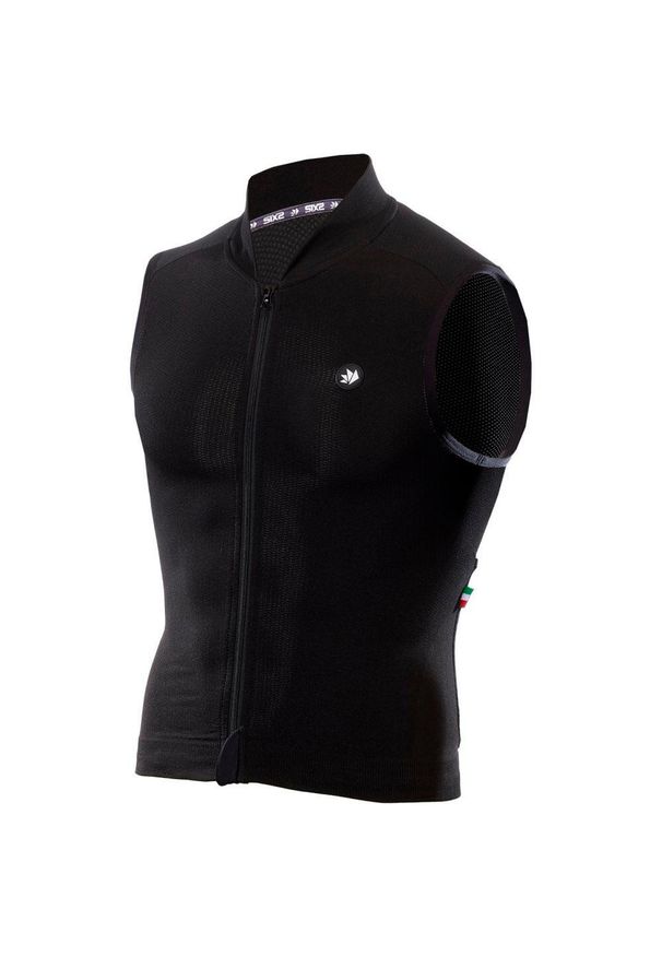 SIXS - Koszulka bez rękawów Sixs Clima 2. Kolor: czarny. Długość rękawa: bez rękawów. Sport: kolarstwo