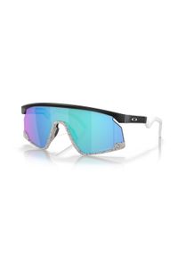 Męskie okulary przeciwsłoneczne Oakley® BXTR w kolorze zielonym. Kolor: wielokolorowy, niebieski, czarny